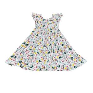 Dot Dot Smile NWT Girl Size 2 Happy Birthday Empire Flutter Sleeve Twirl Dress
